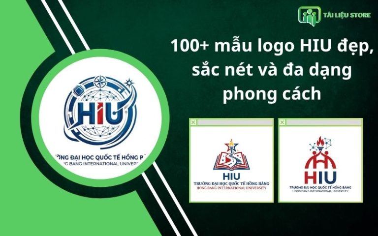 100+ mẫu logo HIU đẹp, sắc nét và đa dạng phong cách