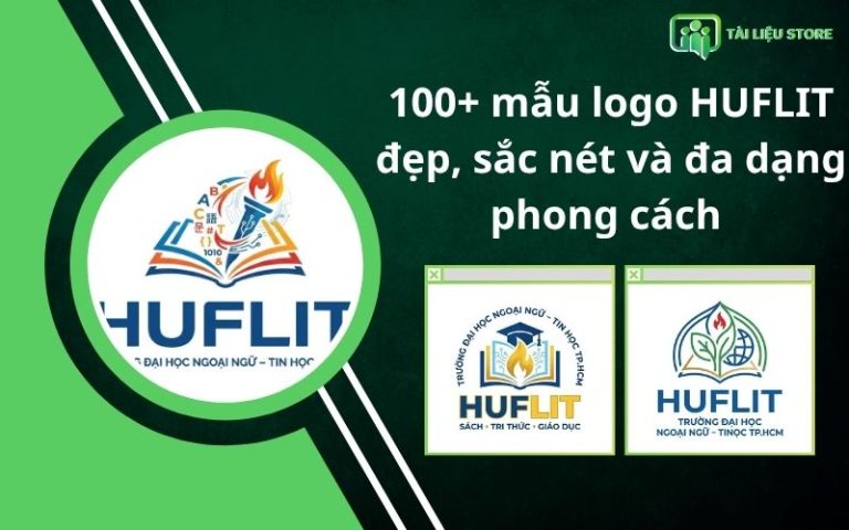100+ mẫu logo HUFLIT đẹp, sắc nét và đa dạng phong cách
