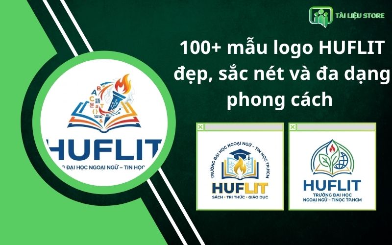 100+ mẫu logo HUFLIT đẹp, sắc nét và đa dạng phong cách