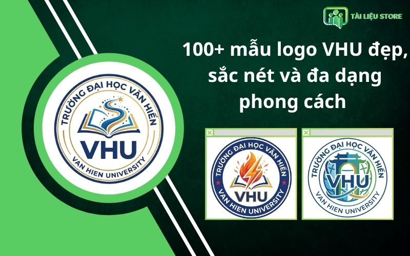 100+ mẫu logo VHU đẹp, sắc nét và đa dạng phong cách