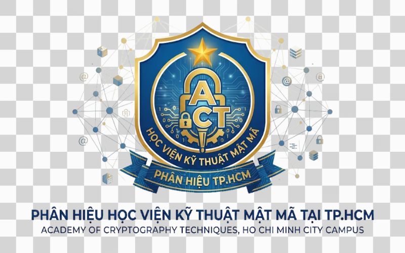 Logo ACT kết hợp biểu tượng bảo mật