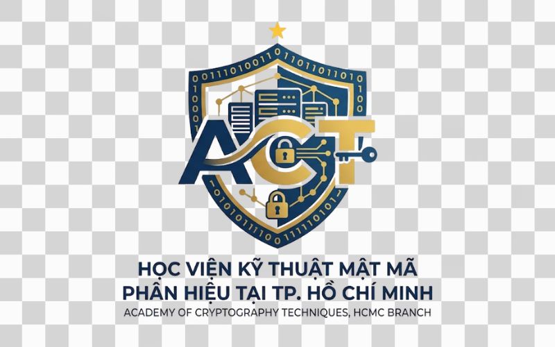 Logo ACT kết hợp biểu tượng dữ liệu