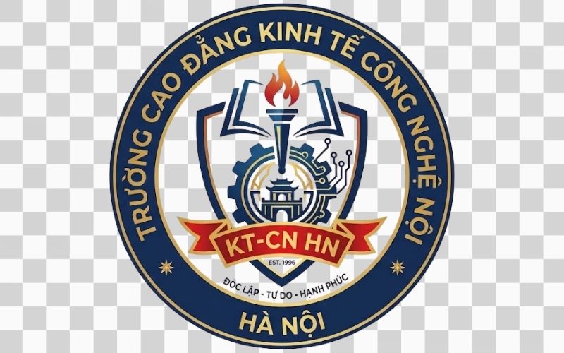 Logo Cao đẳng Kinh tế Công nghệ Hà Nội PNG tách nền trong suốt