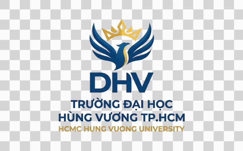 Logo DHV kết hợp biểu tượng cánh chim và khát vọng