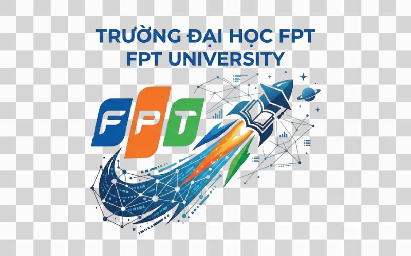 Logo FPT kết hợp biểu tượng tương lai và khát vọng vươn xa
