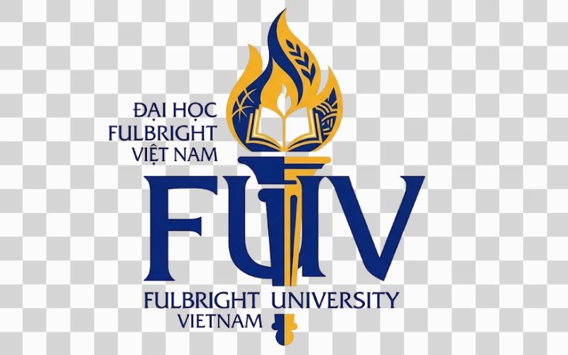 Logo FUV kết hợp hình ảnh ngọn đuốc và tinh thần khai sáng tri thức