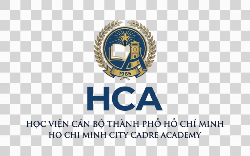 Logo HCA kết hợp cùng biểu tượng giáo dục