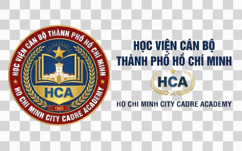 Logo HCA kết hợp tên Học viện Cán bộ Thành phố Hồ Chí Minh