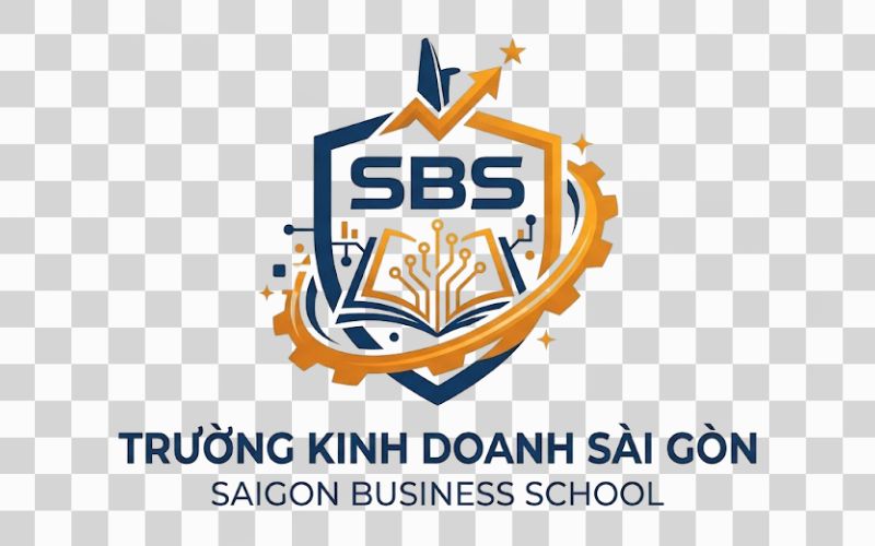 Logo SBS kết hợp công nghệ và giáo dục đổi mới