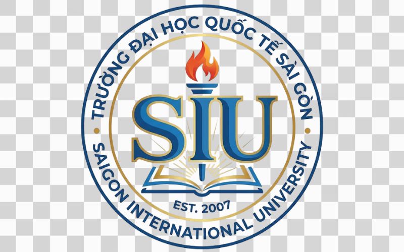 Logo SIU kết hợp biểu tượng giáo dục và tri thức