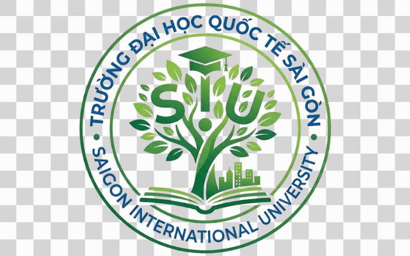 Logo SIU kết hợp hình ảnh thiên nhiên và không gian xanh
