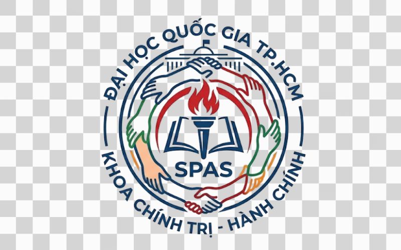 Logo SPA kết hợp hình ảnh bàn tay kết nối cộng đồng