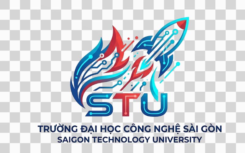 Logo STU kết hợp hình ảnh tương lai và khát vọng vươn xa