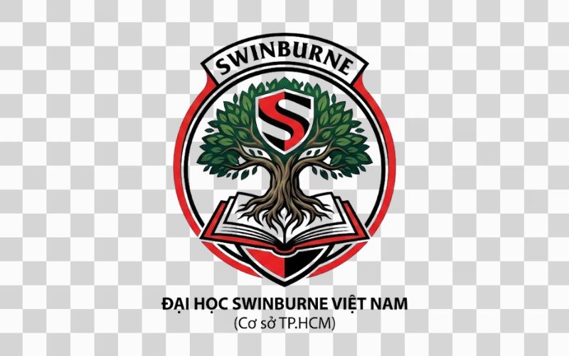 Logo Swinburne Vietnam kết hợp hình ảnh cây cổ thụ và nền tảng giáo dục vững chắc