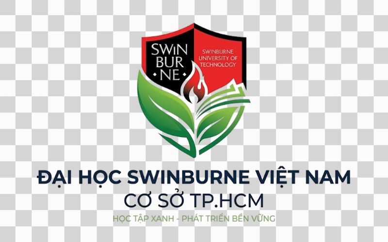 Logo Swinburne Vietnam kết hợp hình ảnh chiếc lá và tinh thần học tập xanh
