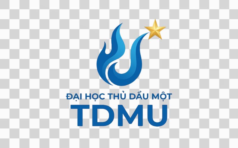 Logo TDMU kết hợp biểu tượng ngôi sao và khát vọng vươn lên