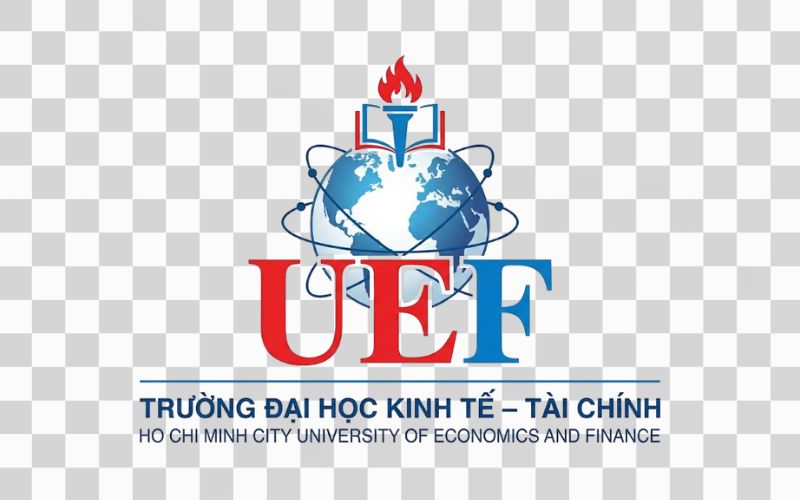 Logo UEF kết hợp hình ảnh địa cầu và tinh thần hội nhập quốc tế