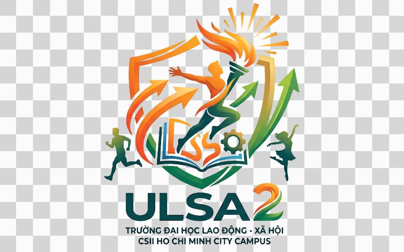 Logo ULSA2 kết hợp hình ảnh tuổi trẻ và tinh thần năng động