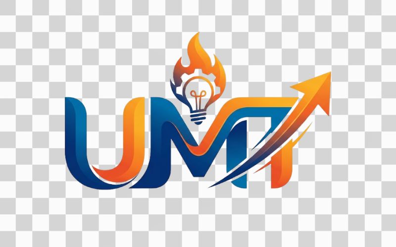 Logo UMT kết hợp biểu tượng sáng tạo và tinh thần đổi mới