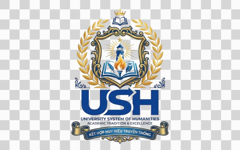 Logo USH kết hợp huy hiệu truyền thống