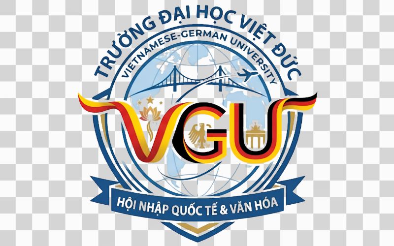 Logo VGU kết hợp biểu tượng văn hóa và hội nhập quốc tế