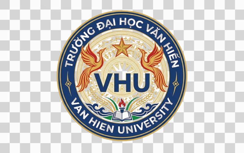 Logo VHU kết hợp hình ảnh văn hóa và bản sắc dân tộc