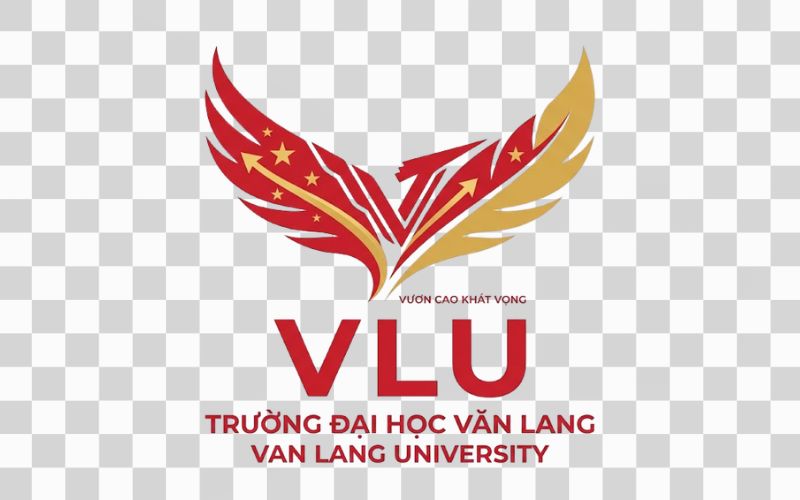 Logo VLU kết hợp biểu tượng cánh chim và khát vọng