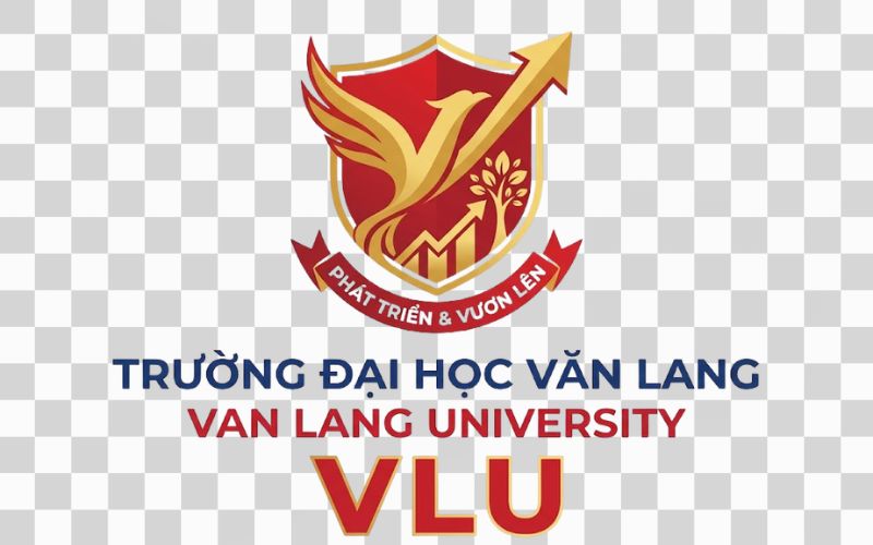Logo VLU kết hợp biểu tượng phát triển và vươn lên