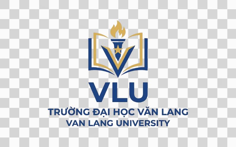 Logo VLU kết hợp hình ảnh quyển sách