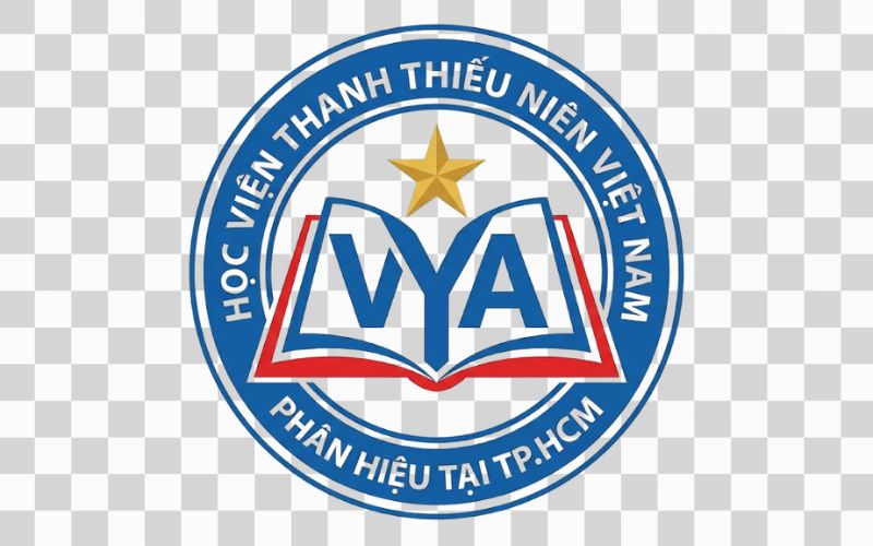 Logo VYA kết hợp hình ảnh quyển sách