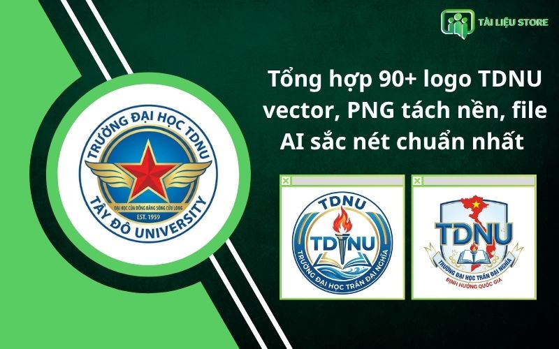 Tổng hợp 90+ logo TDNU vector, PNG tách nền AI