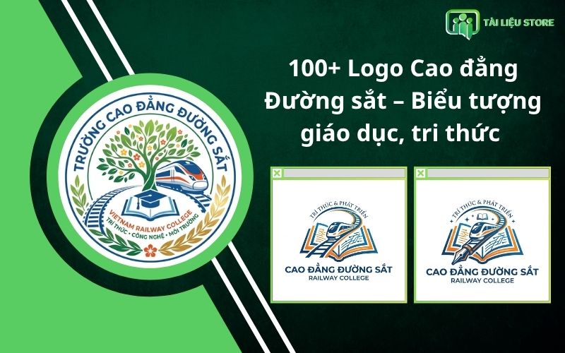 100+ Logo Cao đẳng Đường sắt – Biểu tượng giáo dục, tri thức