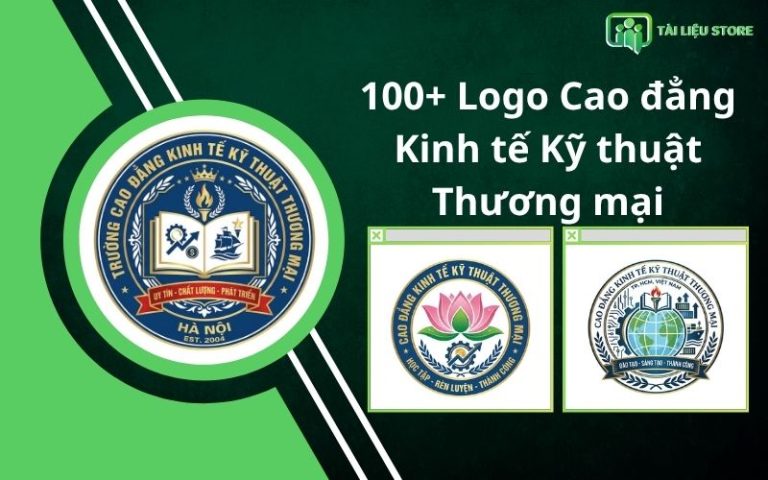 100+ Logo Cao đẳng Kinh tế Kỹ thuật Thương mại