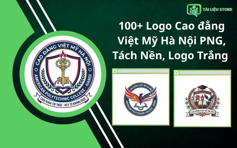 100+ Logo Cao đẳng Việt Mỹ Hà Nội PNG, Tách Nền, Logo Trắng