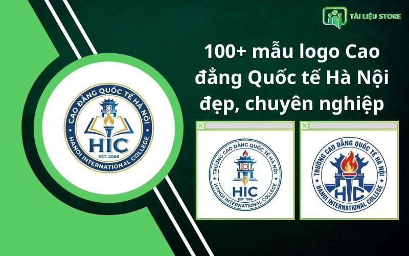 100+ mẫu logo Cao đẳng Quốc tế Hà Nội đẹp, chuyên nghiệp