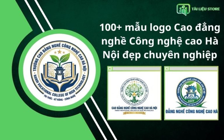 100+ mẫu logo Cao đẳng nghề Công nghệ cao Hà Nội đẹp chuyên nghiệp