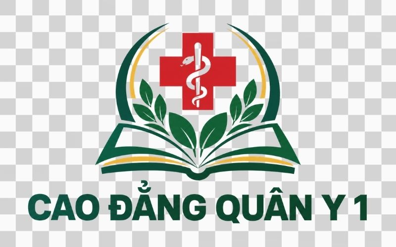 Logo Cao đẳng Quân Y 1 định dạng PNG