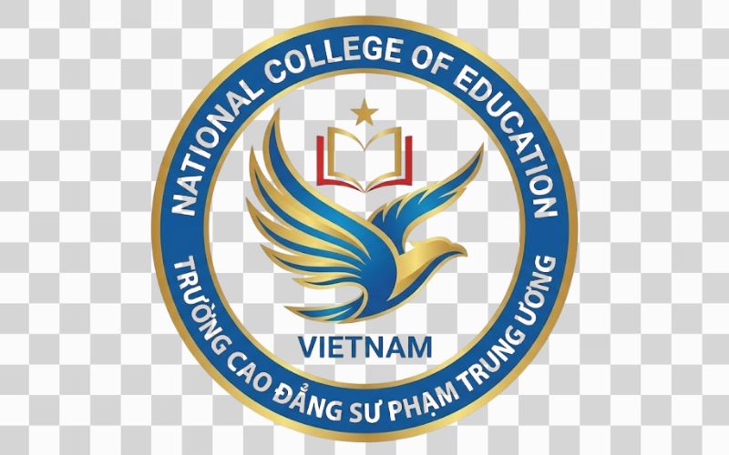 Logo Cao đẳng Sư phạm Trung ương kết hợp cánh chim