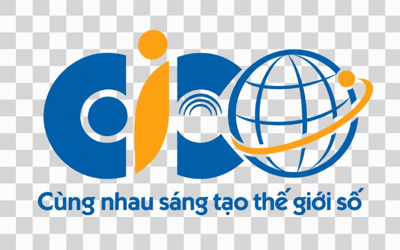 Logo Cao đẳng Thông tin và Truyền thông kết hợp quả địa cầu