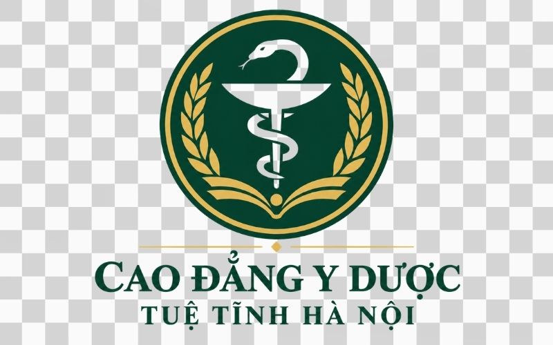 Logo Cao đẳng Y Dược Tuệ Tĩnh Hà Nội PNG
