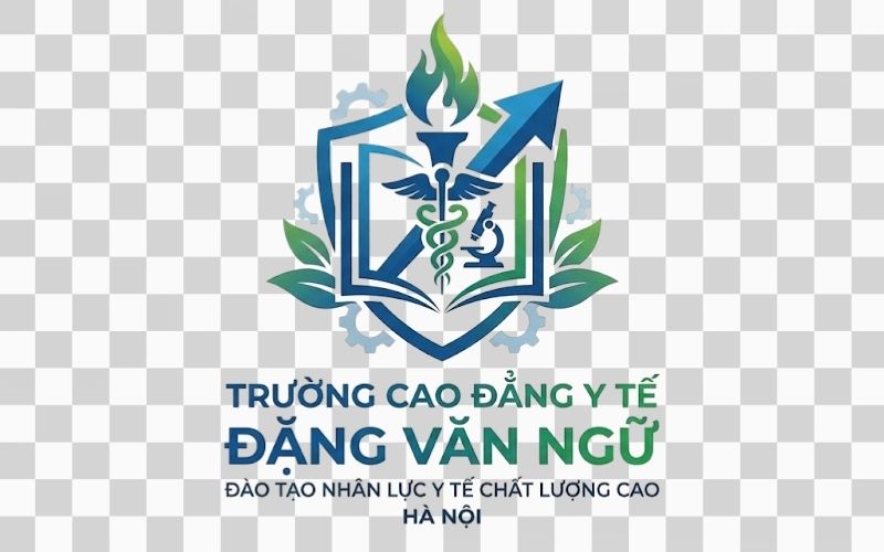Logo Cao đẳng Y tế Đặng Văn Ngữ thể hiện tinh thần giáo dục và đào tạo