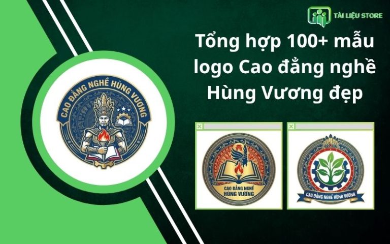 Tổng hợp 100+ mẫu logo Cao đẳng nghề Hùng Vương đẹp