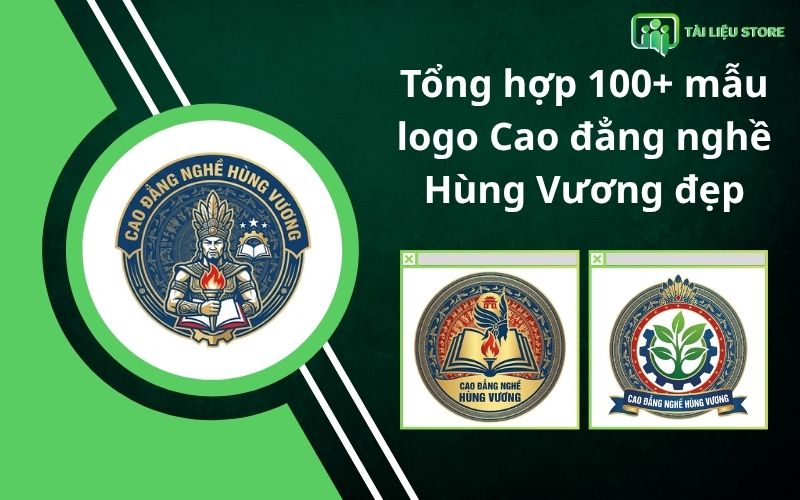 Tổng hợp 100+ mẫu logo Cao đẳng nghề Hùng Vương đẹp