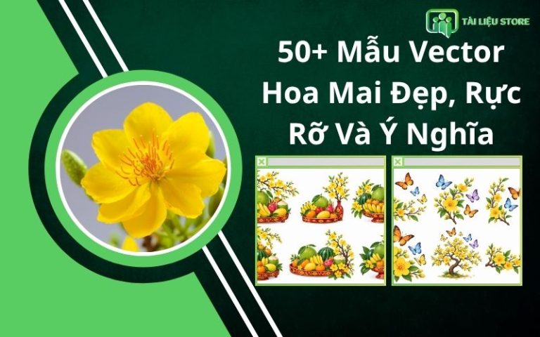50+ Mẫu Vector Hoa Mai Đẹp, Rực Rỡ Và Ý Nghĩa