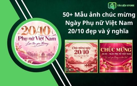50+ Mẫu ảnh chúc mừng Ngày Phụ nữ Việt Nam 20_10 đẹp và ý nghĩa