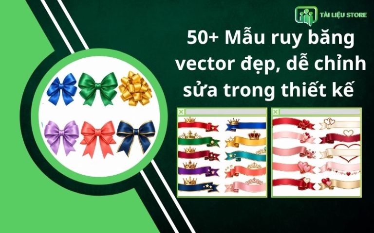 50+ Mẫu ruy băng vector đẹp, dễ chỉnh sửa trong thiết kế