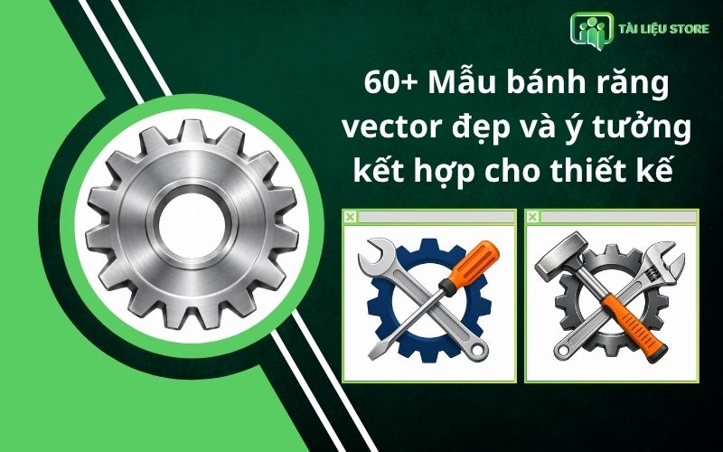 60+ Mẫu bánh răng vector đẹp và ý tưởng kết hợp cho thiết kế