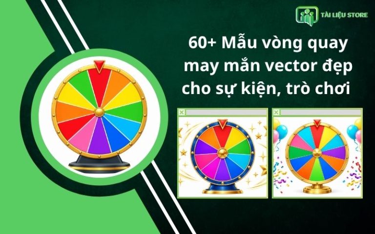 60+ Mẫu vòng quay may mắn vector đẹp cho sự kiện, trò chơi