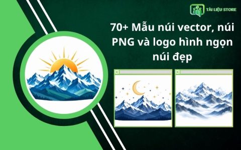 70+ Mẫu núi vector, núi PNG và logo hình ngọn núi đẹp