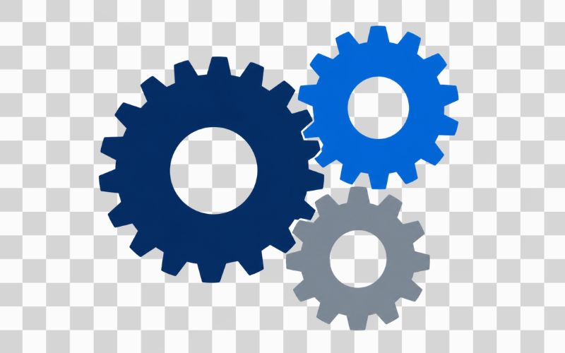 Bánh răng vector kết hợp nhiều bánh răng ăn khớp
